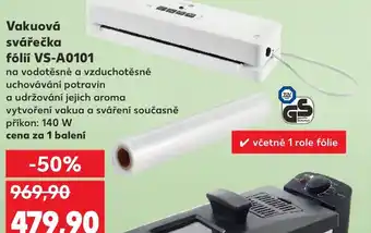 Kaufland Vakuová svářečka fólií VS-A0101 nabídka
