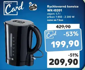 Kaufland Rychlovarná konvice wk-I0201 nabídka