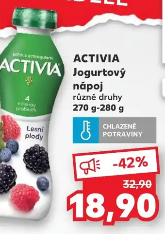 Kaufland ACTIVIA Jogurtový nápoj nabídka