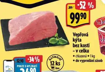 Albert Vepřová plec bez kosti nabídka