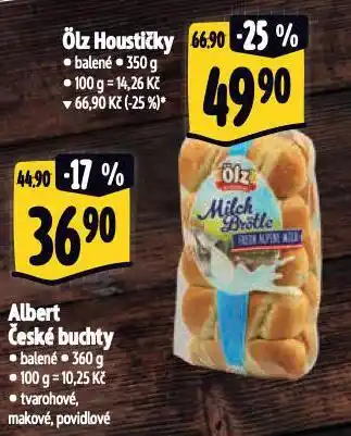 Albert Olz houstičky nabídka