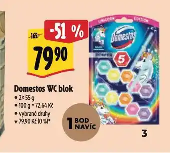 Albert Domestos wc blok nabídka