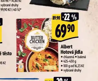 Albert Hotová jídla nabídka