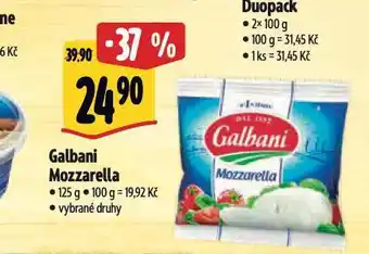 Albert Galbani mozzarella sýr nabídka