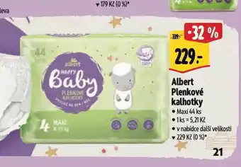 Albert Plenkové kalhotky nabídka