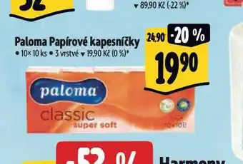 Albert Paloma papírové kapesníky nabídka