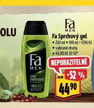 Albert Fa sprchový gel nabídka