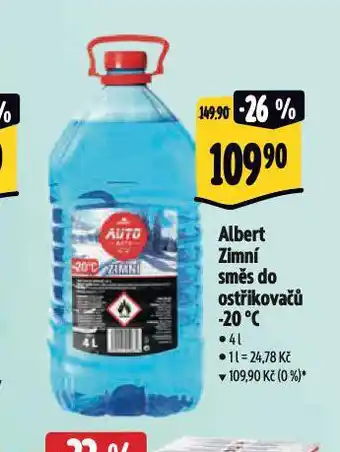 Albert Zimní směs do ostřikovačů nabídka