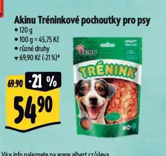 Albert Akinu tréninkové pochoutky pro psy nabídka