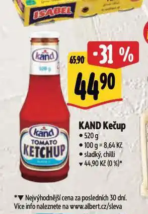 Albert Kand kečup nabídka