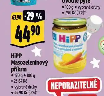 Albert Hipp bio masozeleninový příkrm nabídka