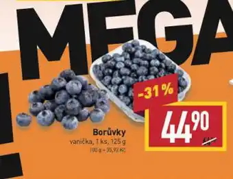 Billa Borůvky nabídka