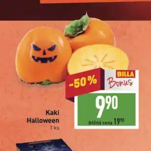 Billa Kaki halloween nabídka