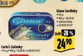 Albert Giana sardinky nabídka