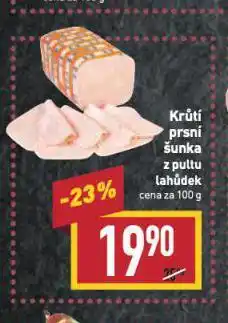 Billa Krůtí prsní šunka nabídka