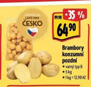 Albert Brambory konzumní pozdní nabídka