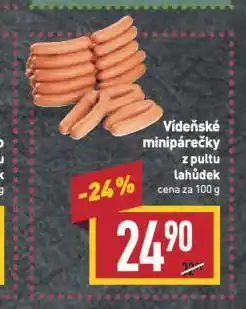 Billa Vídeňské minipárečky nabídka