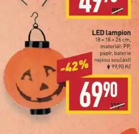 Billa Led lampion nabídka