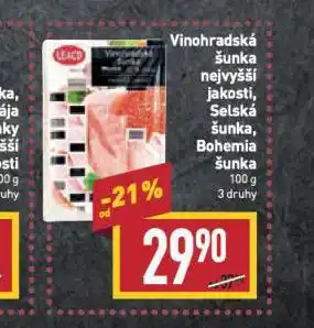 Billa Vinohradská šunka nabídka