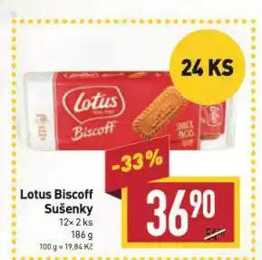 Billa Lotus biscoff sušenky nabídka