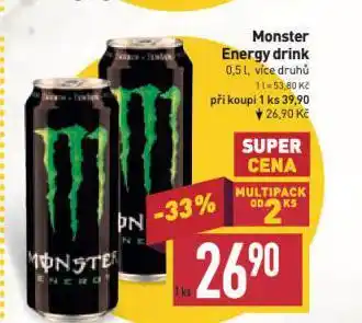 Billa Monster energy drink nabídka