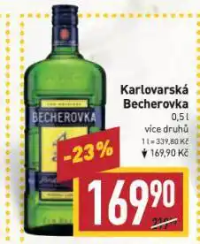 Billa Becherovka nabídka