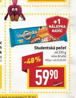 Billa Studentská pečeť nabídka