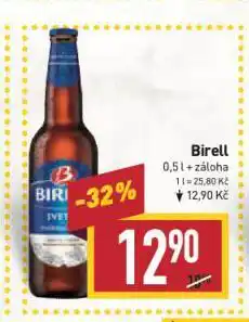 Billa Birell nealkoholické pivo nabídka