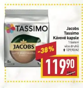 Billa Kávové kapsle jacobs nabídka