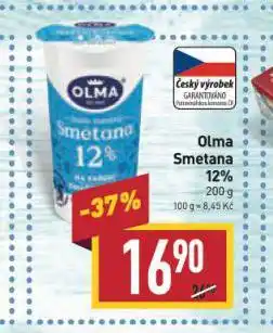 Billa Olma smetana nabídka