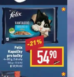 Billa Felix kapsičky pro kočky nabídka