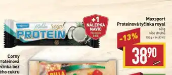 Billa Maxsport proteinová tyčinka nabídka