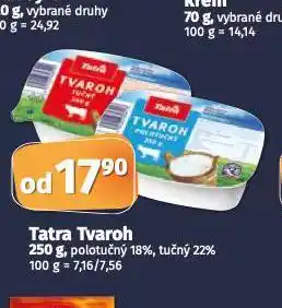 Coop Tatra tvaroh nabídka