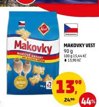 Penny Market Makovky vest, 90 g nabídka