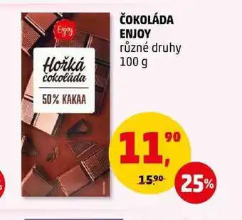 Penny Market Čokoláda enjoy, 100 g nabídka