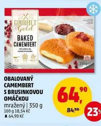 Penny Market Obalovaný camembert s brusinkovou omáčkou, 350 g nabídka