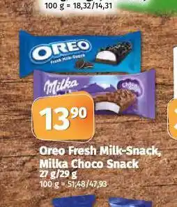 Coop Oreo fresh milk-snack nabídka