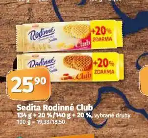 Coop Sedita rodinné club nabídka