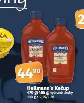 Coop Hellmann's kečup nabídka