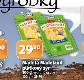 Coop Madeland sýr nabídka