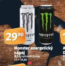 Coop Monster energy drink nabídka