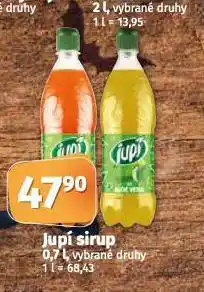 Coop Jupí sirup nabídka