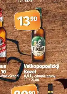 Coop Pivo velkopopovický kozel nabídka