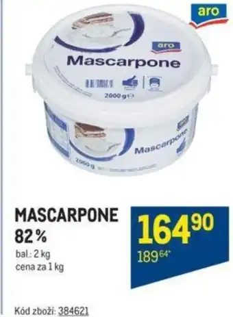 Makro MASCARPONE 82% nabídka