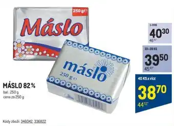 Makro MÁSLO 82% nabídka