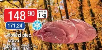 Qanto Hovězí plec kráva nabídka