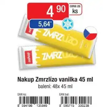 Qanto Nakup Zmrzlízo vanilka 45 ml nabídka