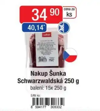 Qanto Nakup Šunka Schwarzwaldská 250 g nabídka