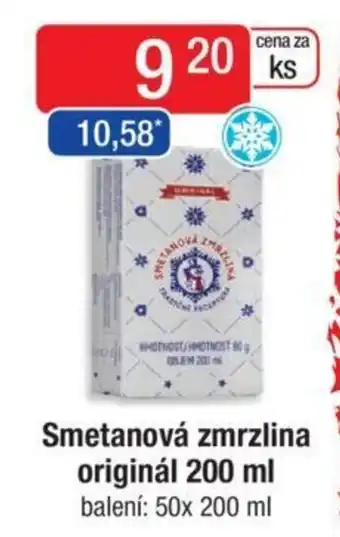 Qanto Smetanová zmrzlina originál 200 ml nabídka