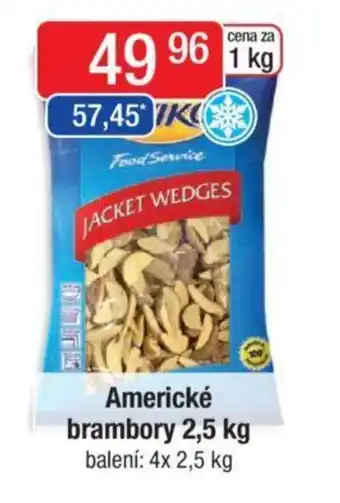 Americké brambory 2,5 kg